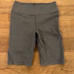 Uniqlo AIRism Heather Gray Bike Shorts Size Small S
 b10
